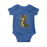Mardigator Mardi Gras Baby Onesie Alligator Louisiana New Orleans Party Custume Beads - Wonder Print Shop