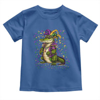 Mardigator Mardi Gras Toddler T Shirt Alligator Louisiana New Orleans Party Custume Beads - Wonder Print Shop
