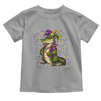 Mardigator Mardi Gras Toddler T Shirt Alligator Louisiana New Orleans Party Custume Beads - Wonder Print Shop