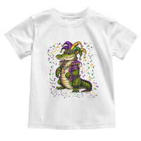 Mardigator Mardi Gras Toddler T Shirt Alligator Louisiana New Orleans Party Custume Beads - Wonder Print Shop
