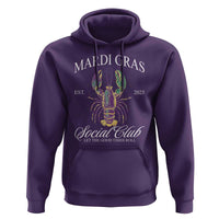 Mardi Gras Hoodie The Carnival Social Club Louisiana Crawfish Glitter Print