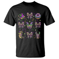 Mardi Gras Coquette T Shirt Glitter Print Louisiana New Orleans Party Custume Beads - Wonder Print Shop