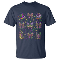 Mardi Gras Coquette T Shirt Glitter Print Louisiana New Orleans Party Custume Beads - Wonder Print Shop