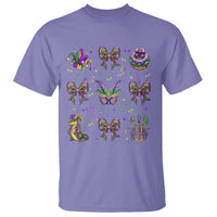 Mardi Gras Coquette T Shirt Glitter Print Louisiana New Orleans Party Custume Beads - Wonder Print Shop