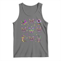 Mardi Gras Coquette Tank Top Glitter Print Louisiana New Orleans Party Custume Beads - Wonder Print Shop