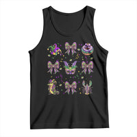 Mardi Gras Coquette Tank Top Glitter Print Louisiana New Orleans Party Custume Beads - Wonder Print Shop