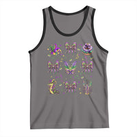 Mardi Gras Coquette Tank Top Glitter Print Louisiana New Orleans Party Custume Beads - Wonder Print Shop