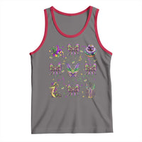 Mardi Gras Coquette Tank Top Glitter Print Louisiana New Orleans Party Custume Beads - Wonder Print Shop