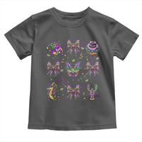 Mardi Gras Coquette Toddler T Shirt Glitter Print Louisiana New Orleans Party Custume Beads - Wonder Print Shop