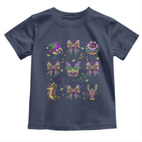Mardi Gras Coquette Toddler T Shirt Glitter Print Louisiana New Orleans Party Custume Beads - Wonder Print Shop