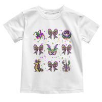 Mardi Gras Coquette Toddler T Shirt Glitter Print Louisiana New Orleans Party Custume Beads - Wonder Print Shop