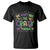 Funny Mardi Gras T Shirt Glitter Print We Don't Hide The Crazy We Parade It