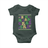 In My Mardi Gras Era Baby Onesie Carnival New Orleans Trip Glitter Print