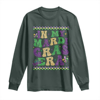 In My Mardi Gras Era Long Sleeve Shirt Carnival New Orleans Trip Glitter Print