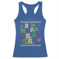 In My Mardi Gras Era Racerback Tank Top Carnival New Orleans Trip Glitter Print