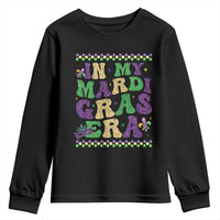 In My Mardi Gras Era Youth Sweatshirt Carnival New Orleans Trip Glitter Print