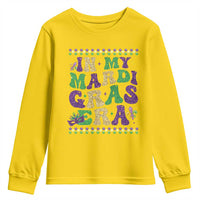 In My Mardi Gras Era Youth Sweatshirt Carnival New Orleans Trip Glitter Print