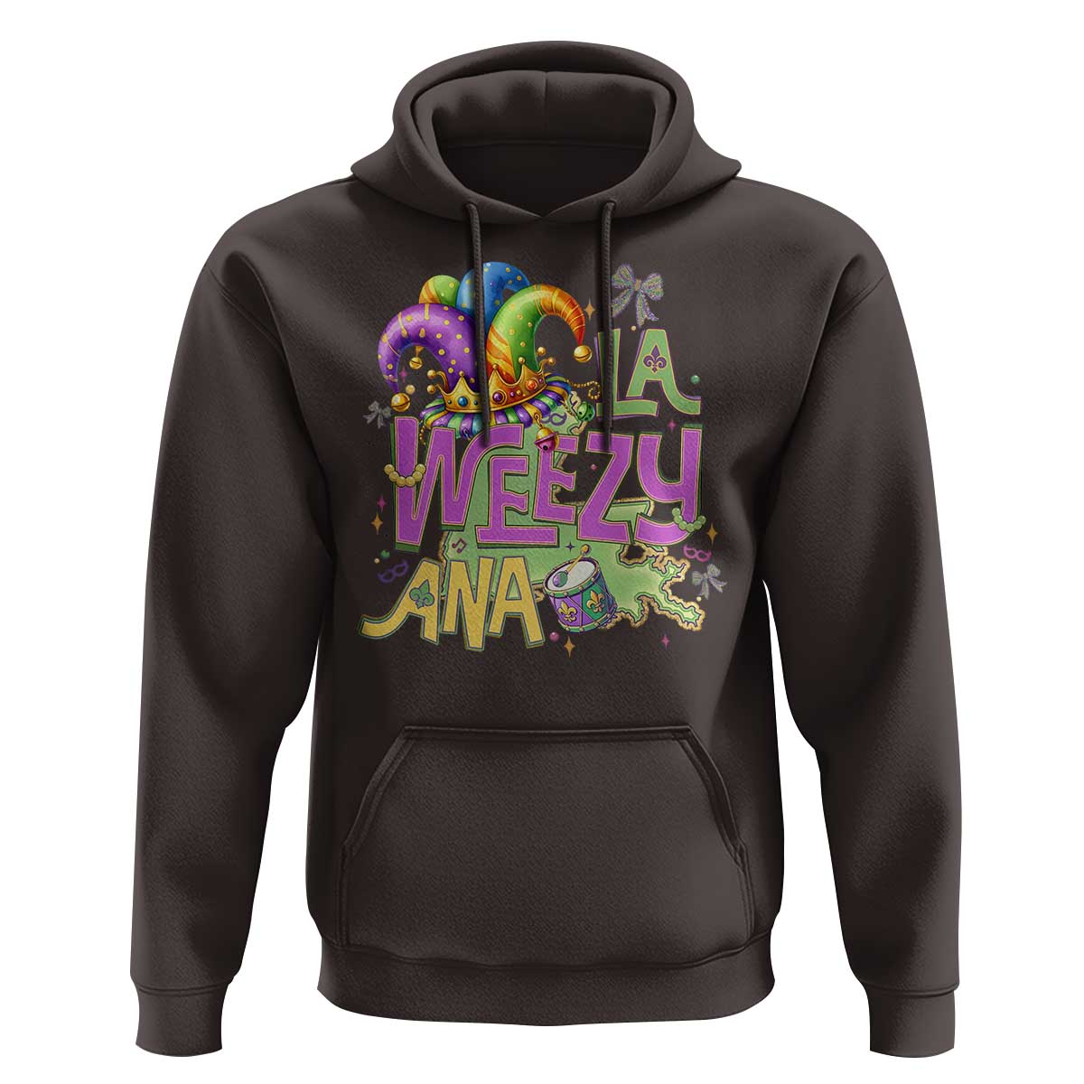 Funny Mardi Gras Hoodie La Weezy Ana