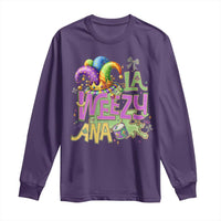 Funny Mardi Gras Long Sleeve Shirt La Weezy Ana