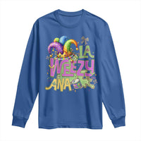 Funny Mardi Gras Long Sleeve Shirt La Weezy Ana
