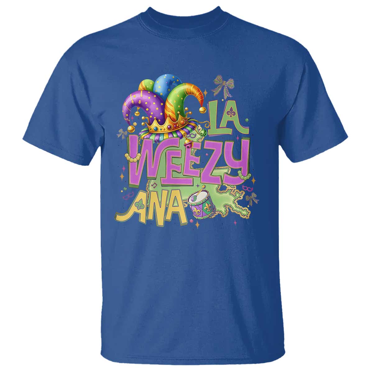 Funny Mardi Gras T Shirt La Weezy Ana