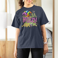Funny Mardi Gras T Shirt For Women La Weezy Ana