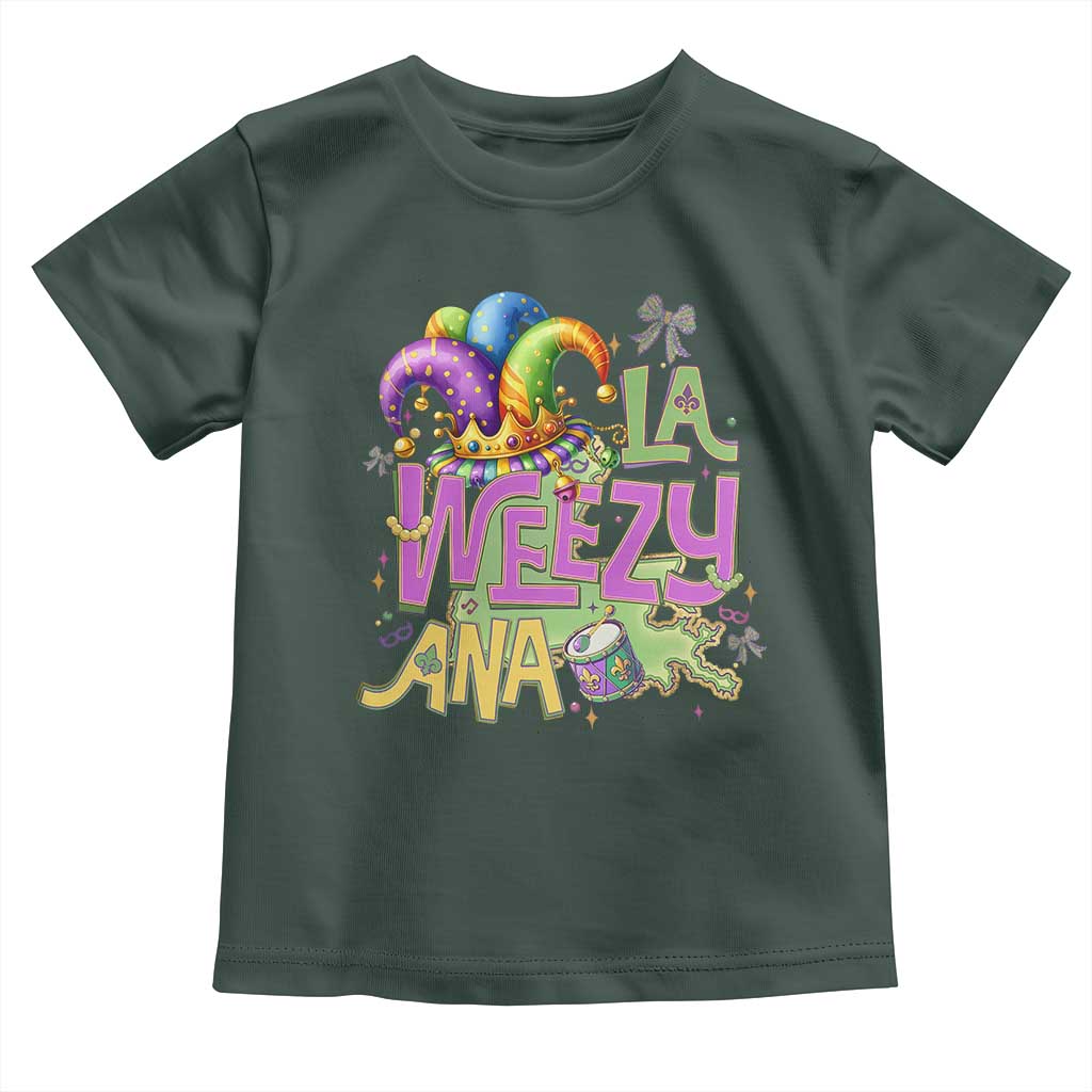 Funny Mardi Gras Toddler T Shirt La Weezy Ana