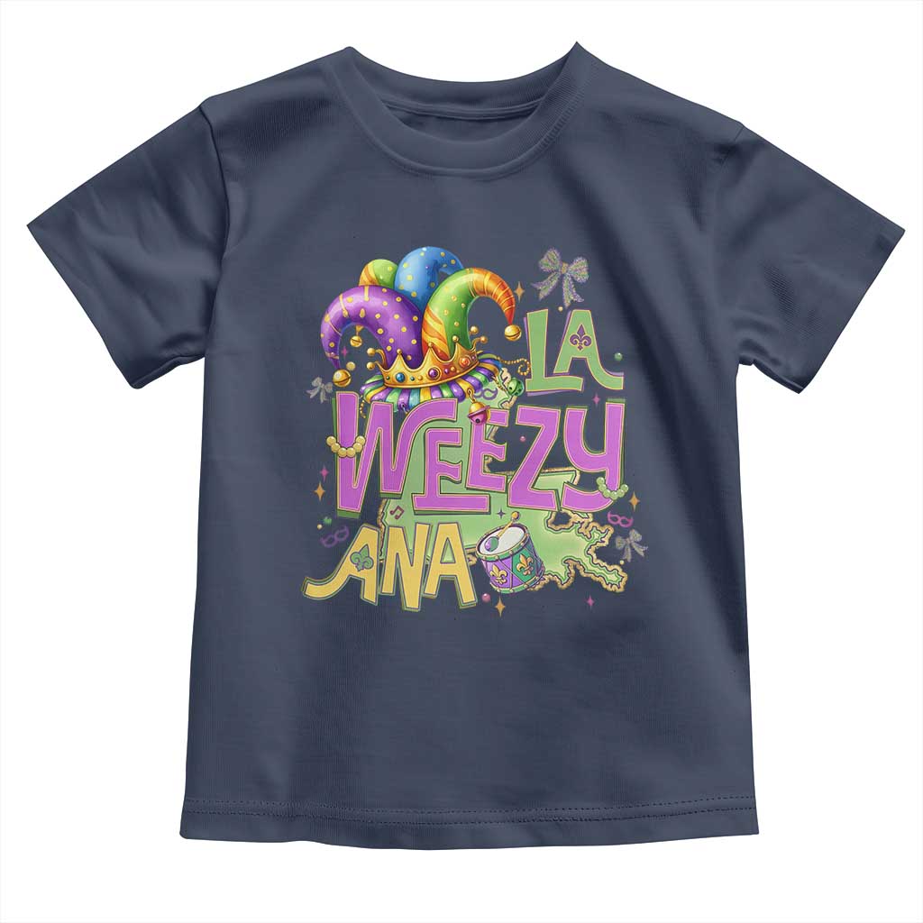 Funny Mardi Gras Toddler T Shirt La Weezy Ana