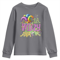 Funny Mardi Gras Youth Sweatshirt La Weezy Ana