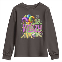 Funny Mardi Gras Youth Sweatshirt La Weezy Ana