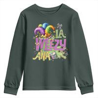 Funny Mardi Gras Youth Sweatshirt La Weezy Ana