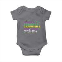 Beads Parades Crawfish King Cake Mardi Gras Baby Onesie