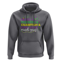 Beads Parades Crawfish King Cake Mardi Gras Hoodie