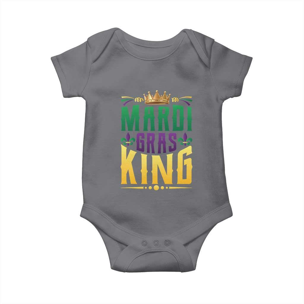 Mardi Gras King Baby Onesie Funny Men Carnival Costume Gift