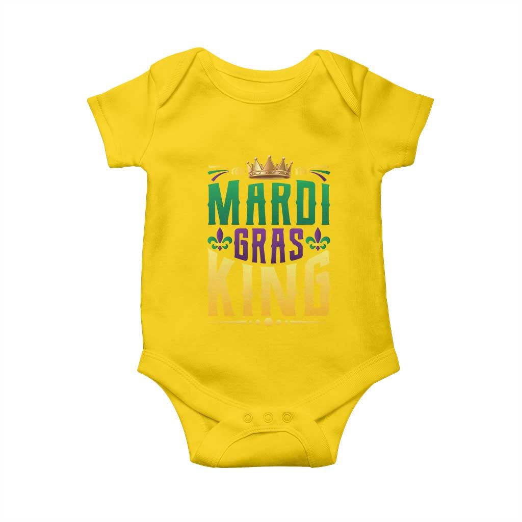 Mardi Gras King Baby Onesie Funny Men Carnival Costume Gift