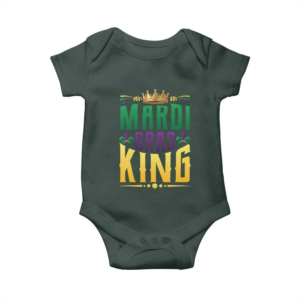 Mardi Gras King Baby Onesie Funny Men Carnival Costume Gift