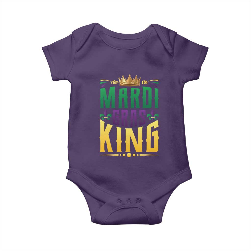 Mardi Gras King Baby Onesie Funny Men Carnival Costume Gift