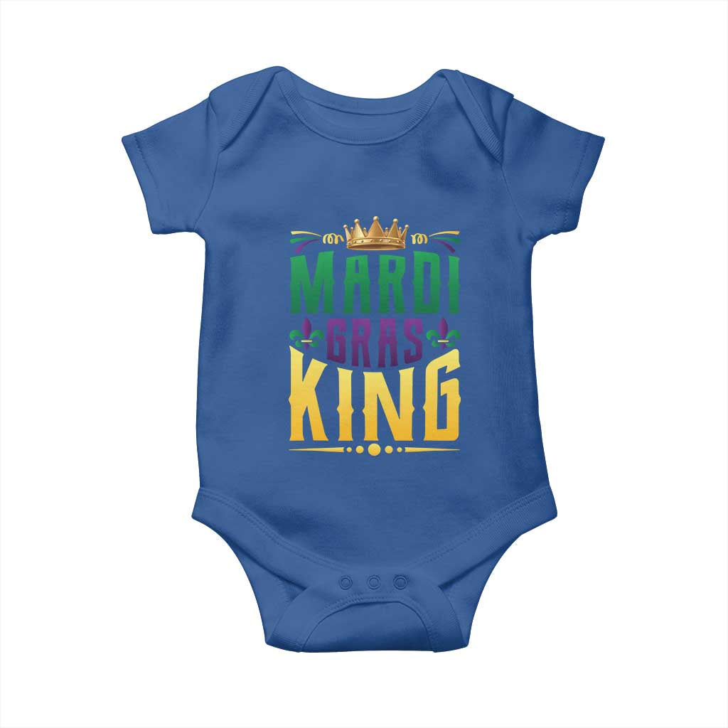 Mardi Gras King Baby Onesie Funny Men Carnival Costume Gift