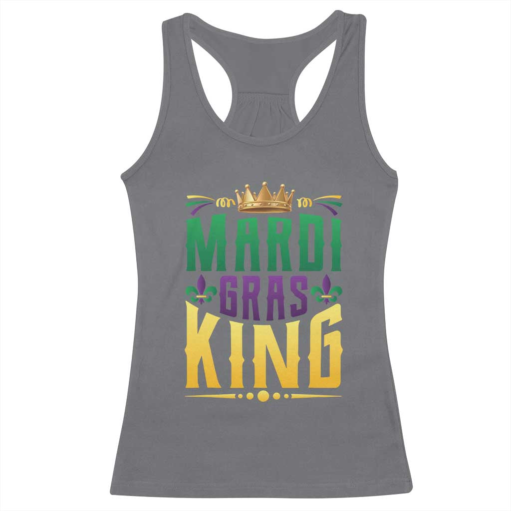 Mardi Gras King Racerback Tank Top Funny Men Carnival Costume Gift