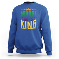Mardi Gras King Sweatshirt Funny Men Carnival Costume Gift