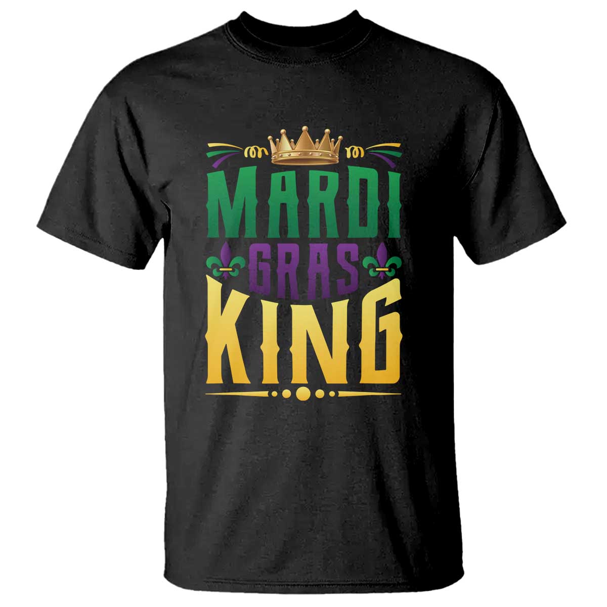 Mardi Gras King T Shirt Funny Men Carnival Costume Gift