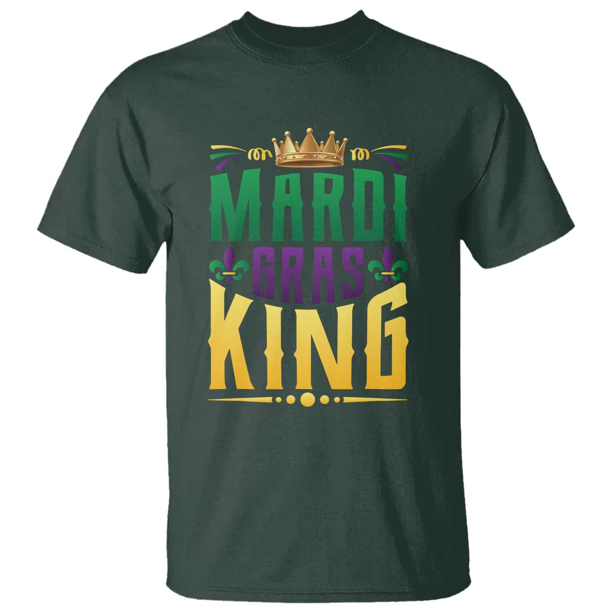 Mardi Gras King T Shirt Funny Men Carnival Costume Gift