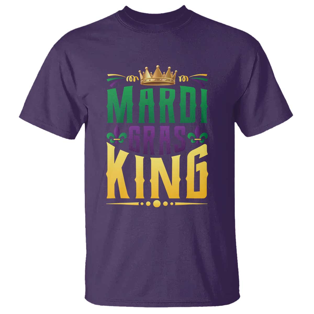 Mardi Gras King T Shirt Funny Men Carnival Costume Gift
