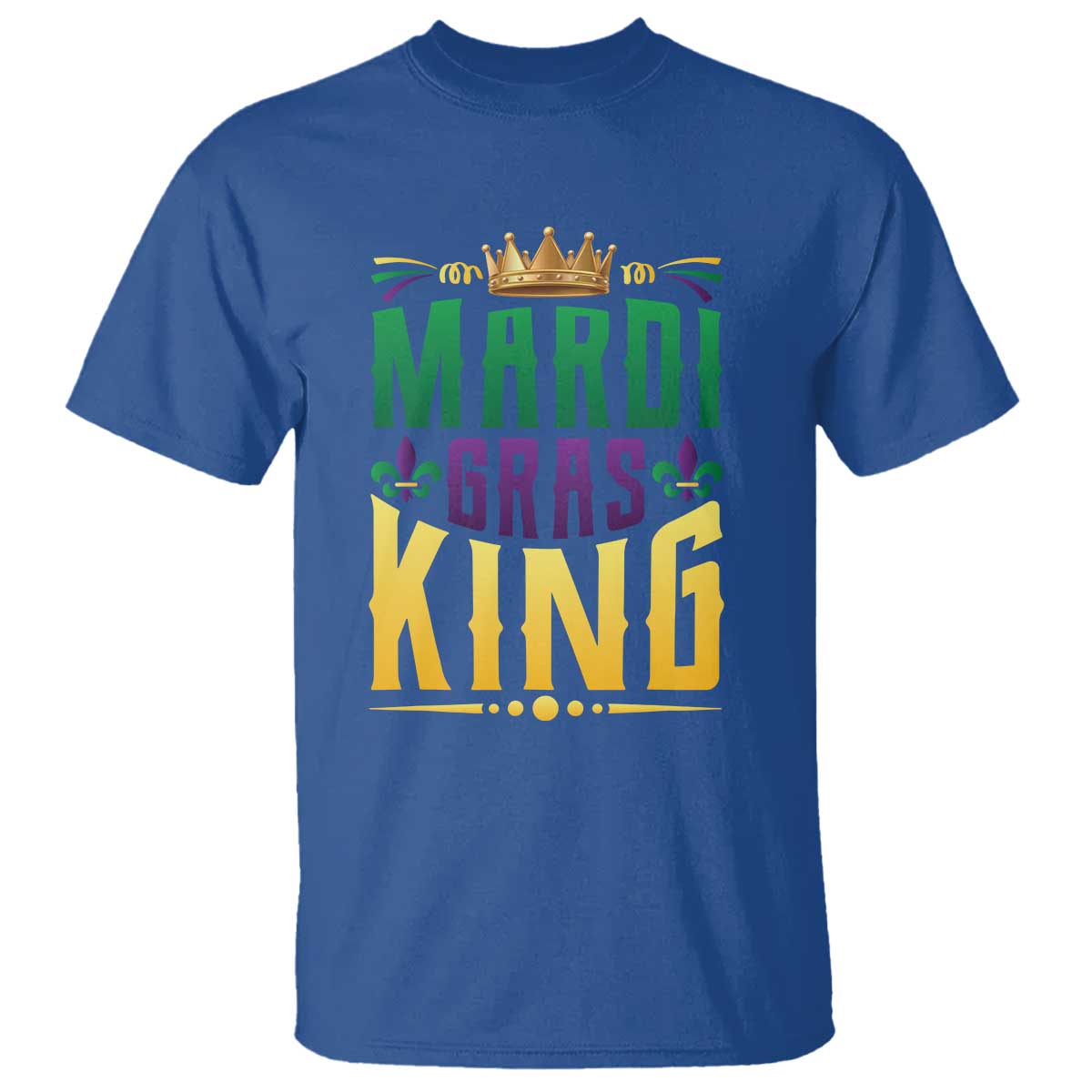 Mardi Gras King T Shirt Funny Men Carnival Costume Gift