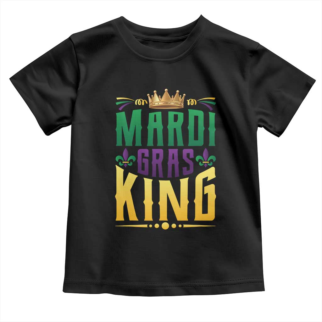Mardi Gras King Toddler T Shirt Funny Men Carnival Costume Gift