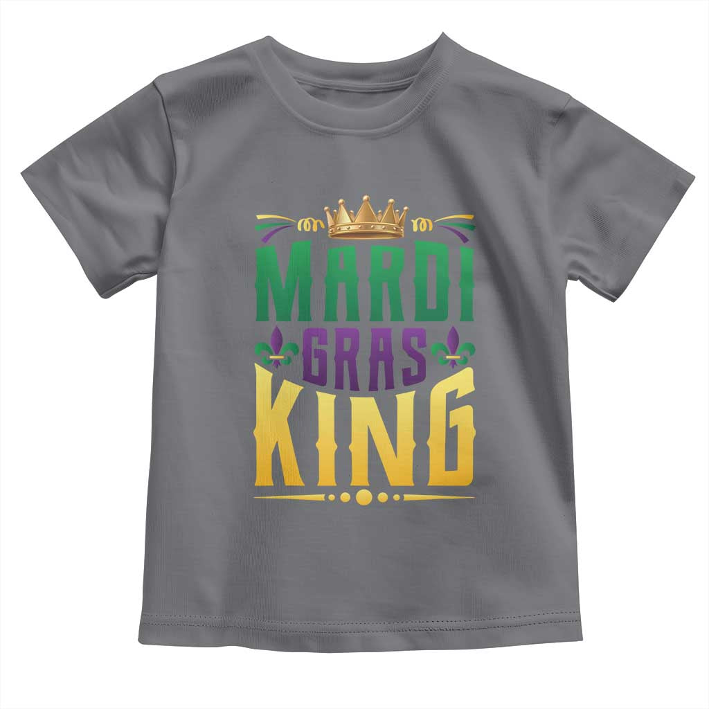 Mardi Gras King Toddler T Shirt Funny Men Carnival Costume Gift