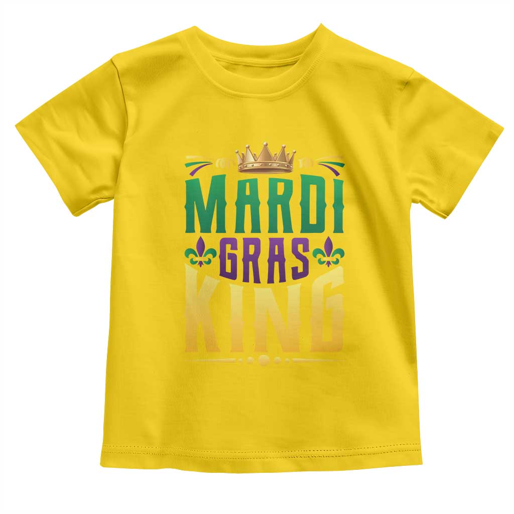 Mardi Gras King Toddler T Shirt Funny Men Carnival Costume Gift