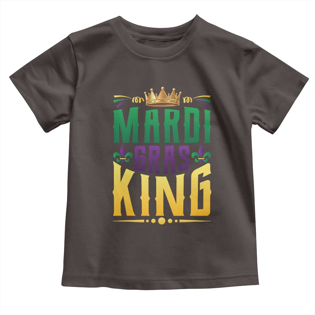 Mardi Gras King Toddler T Shirt Funny Men Carnival Costume Gift