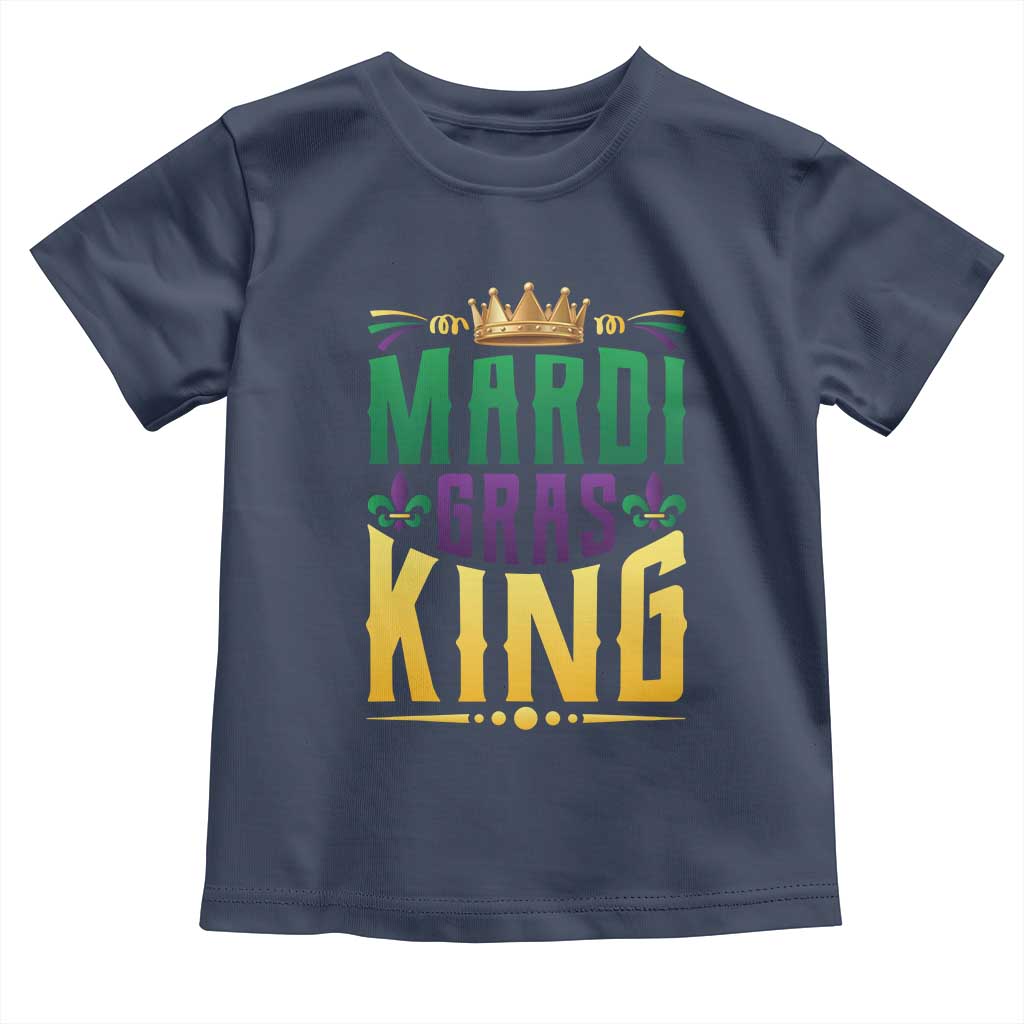 Mardi Gras King Toddler T Shirt Funny Men Carnival Costume Gift