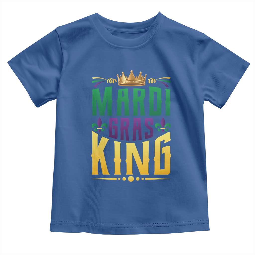 Mardi Gras King Toddler T Shirt Funny Men Carnival Costume Gift